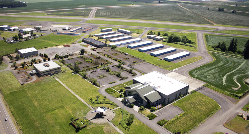 3800, former Evergreen Corporate Campus and McMinnville Municpal Airport